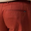 Pantalon chino marron cognac homme