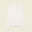 Pull col camionneur ecru homme