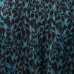 Robe longue évasée manches 3/4 bleu canard femme