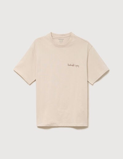 T-shirt en coton sable homme