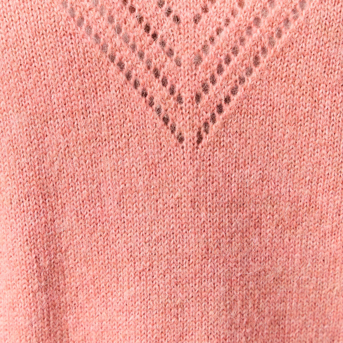 Pull manches longues fabriqu&eacute; en France rose pastel femme