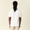 Polo manches courtes ecru homme