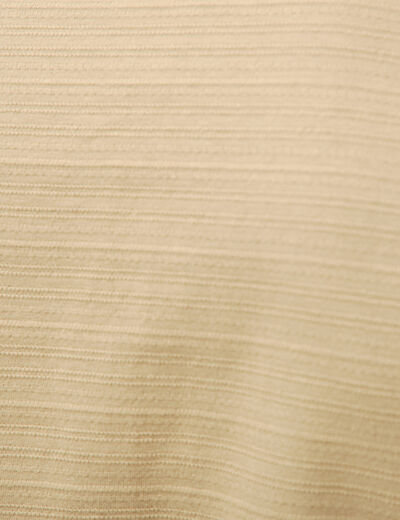 T-shirt manches courtes beige fonce homme