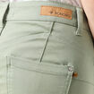 Pantalon skinny push-up 7/8ème vert olive femme