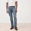 Jeans straight longueur 32 denim double stone homme