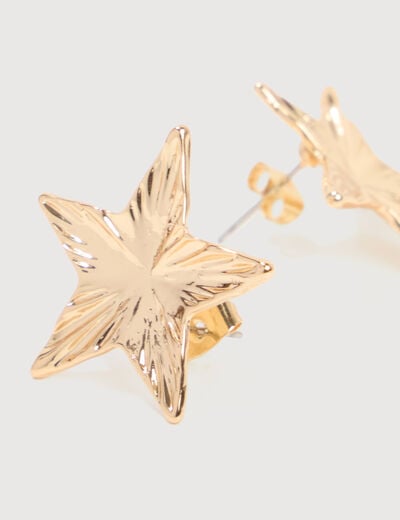 Boucles d'oreilles couleur or femme