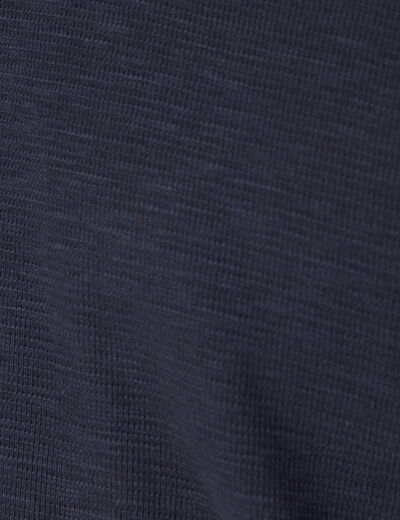 T-shirt manches longues bleu marine homme