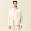 Surchemise oversize ecru homme