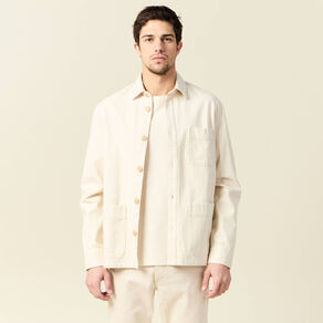 Surchemise oversize ecru homme