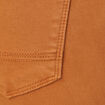 Pantalon slim marron femme