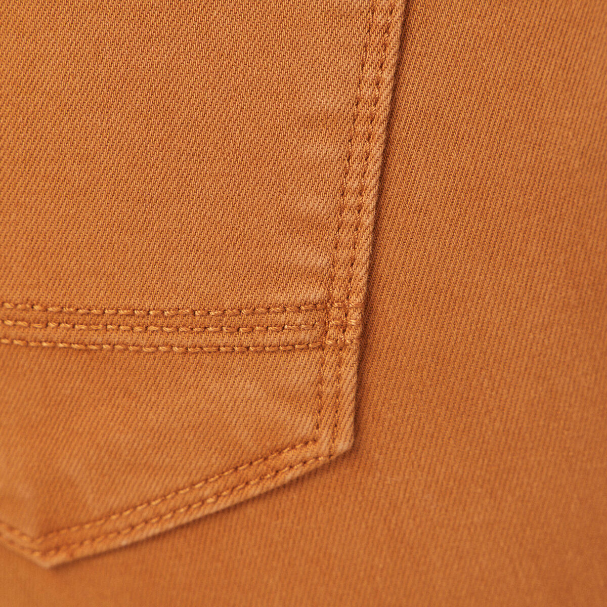 Pantalon slim marron femme