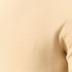 Pull fin col rond manches longues beige homme