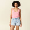 Débardeur sans manches rose femme