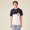 T-shirt éco-responsable bleu marine homme