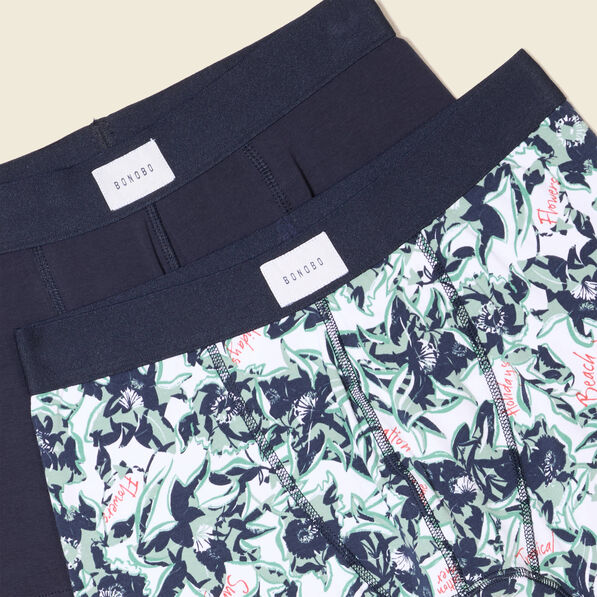 Lot 2 boxers vert homme