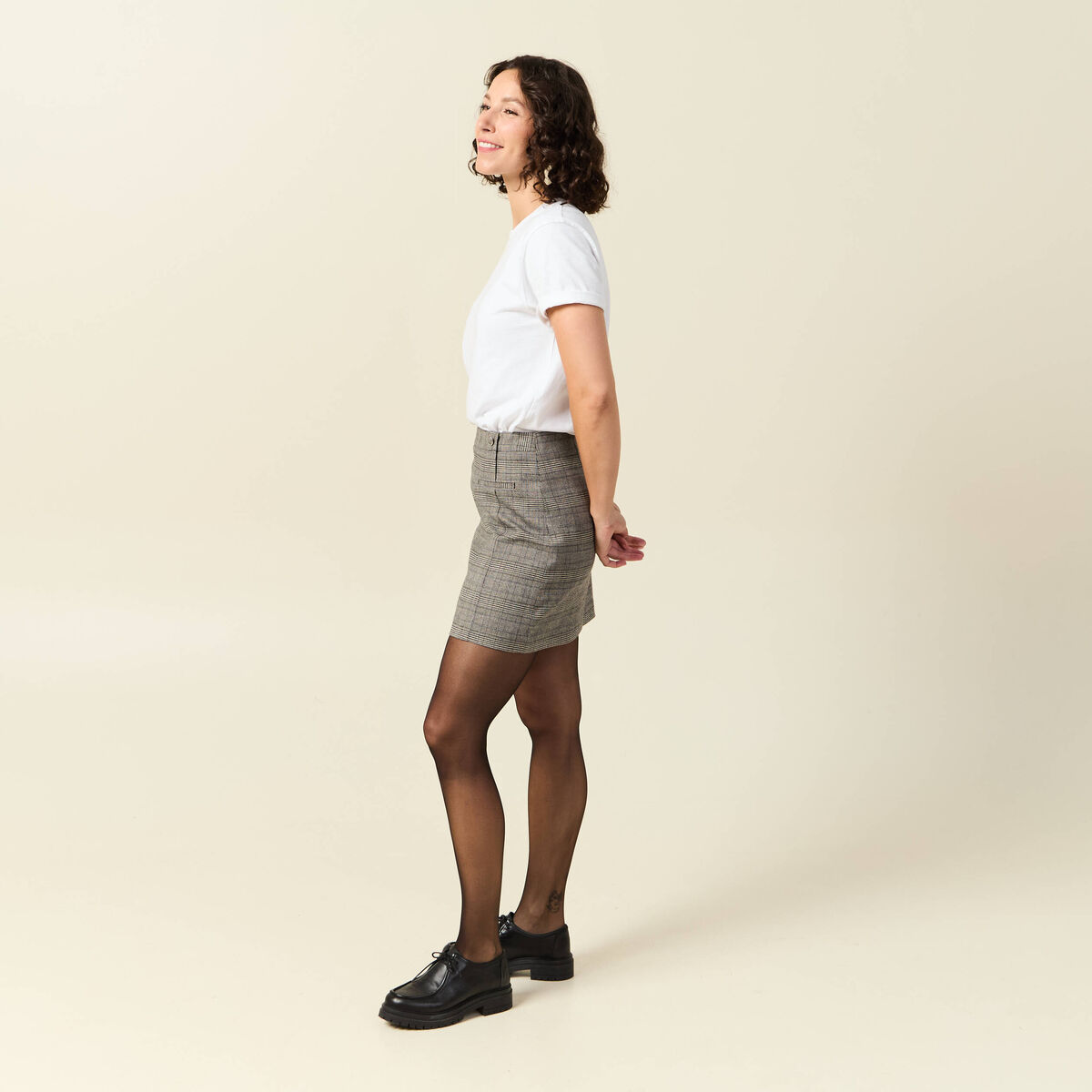 Jupe courte noir femme