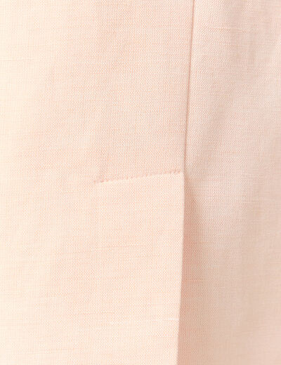 Veste blazer manches longues rose champagne femme