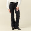 Jeans bootcut 5 poches denim gris femme