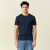 T-shirt Instinct col rond bleu marine homme