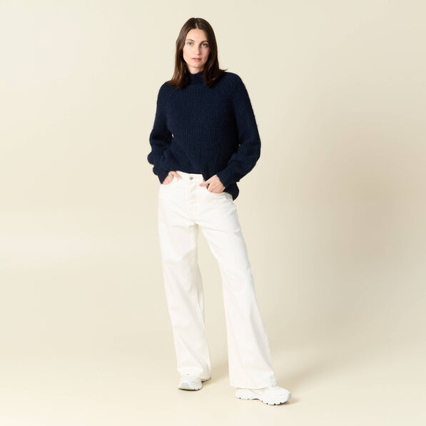 pull manches longues bleu marine femme Pull manches longues bleu marine femme