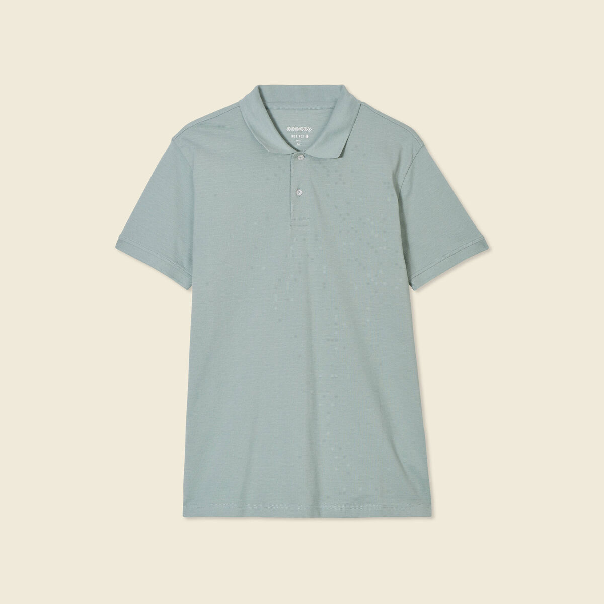 Polo éco-responsable vert homme