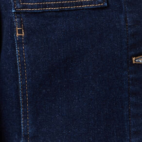 veste en jean droite denim brut femme Veste en jean droite denim brut femme
