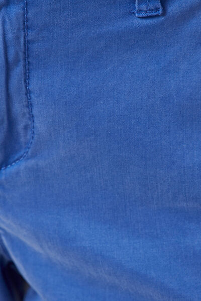 Pantalon chino Instinct bleu electrique femme