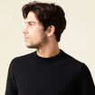 Pull manches longues noir homme