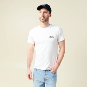 T-shirt manches courtes blanc homme