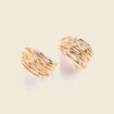 Boucles d'oreilles couleur or femme