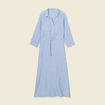 Robe chemise éco-responsable ecru femme
