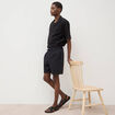 Bermuda noir homme