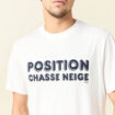 T-shirt manches courtes ecru homme