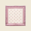 Foulard satin&eacute; ecru femme