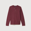 Pull manches longues vieux rose homme