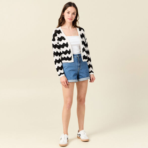 Bustier cropped à bretelles blanc femme
