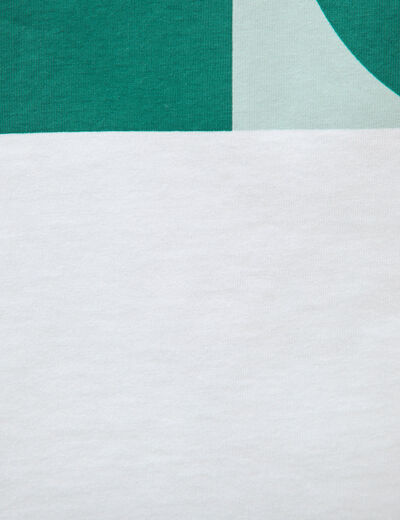T-shirt en coton ecru homme