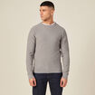 Pull éco-responsable gris homme