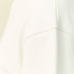 Sweat manches longues en coton ecru homme