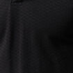 Polo cintr&eacute; en coton manches courtes noir homme