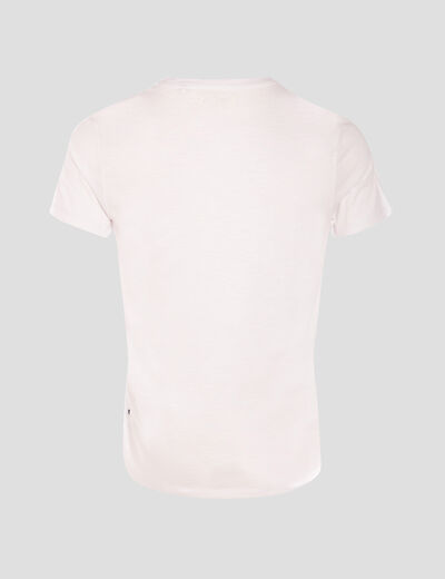T-shirt Instinct col rond blanc homme