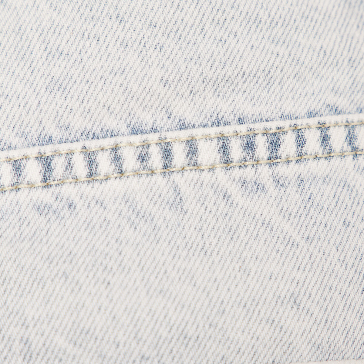 Jeans slouchy denim snow bleu femme