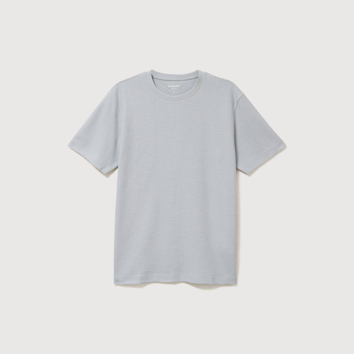 T-shirt manches courtes gris clair homme