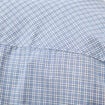 Chemise col am&eacute;ricain manches longues bleu gris homme