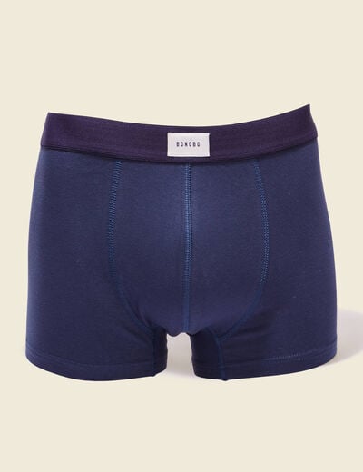 Lot 2 boxers bleu marine homme