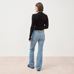 Jeans bootcut bleu femme
