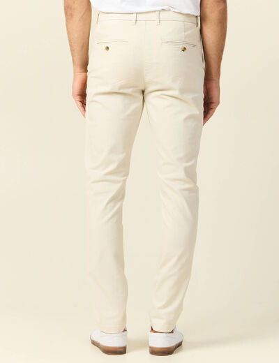 Pantalon slim Instinct chino sable homme