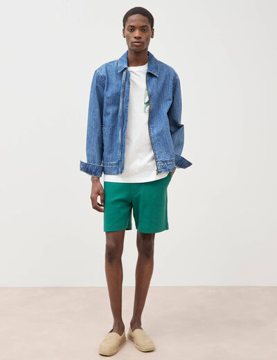 Short jogpant vert &eacute;meraude homme
