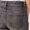 Jeans slim 7/8ème denim gris femme