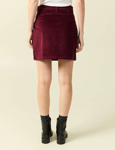 Jupe bordeaux femme